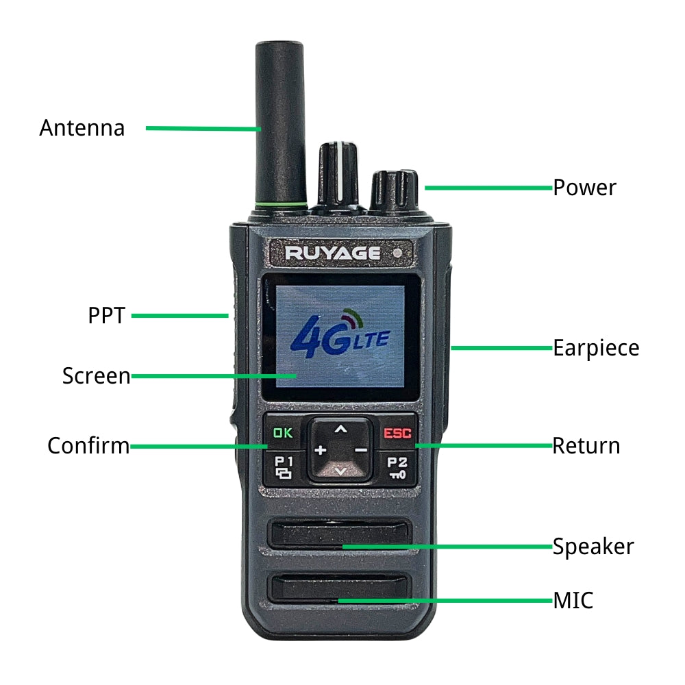 Ruyage Radio Nationwide PTT Walkie-Talkie(CT68)