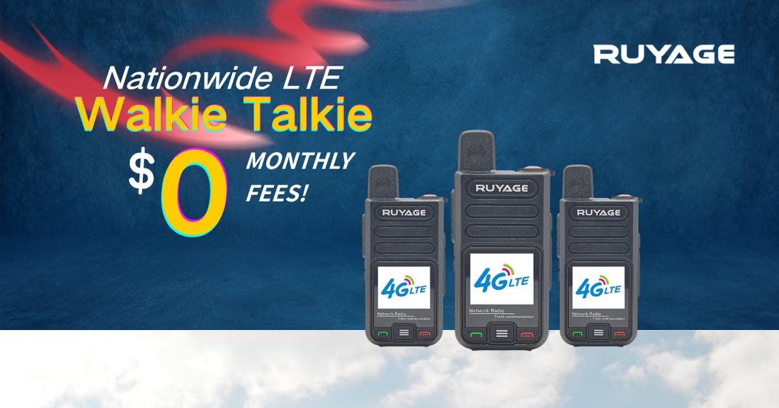 RUYAGE R7 4G LTE POC Walkie Talkie