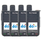Ruyage R7 Nationwide Lte Two Way Radios Lifetime Free Unlimited Range Rechargeable Global 4g Poc,Portable Walkie Talkies Long Range for Adults Family Road Trip Truck Fleet 2 Pack