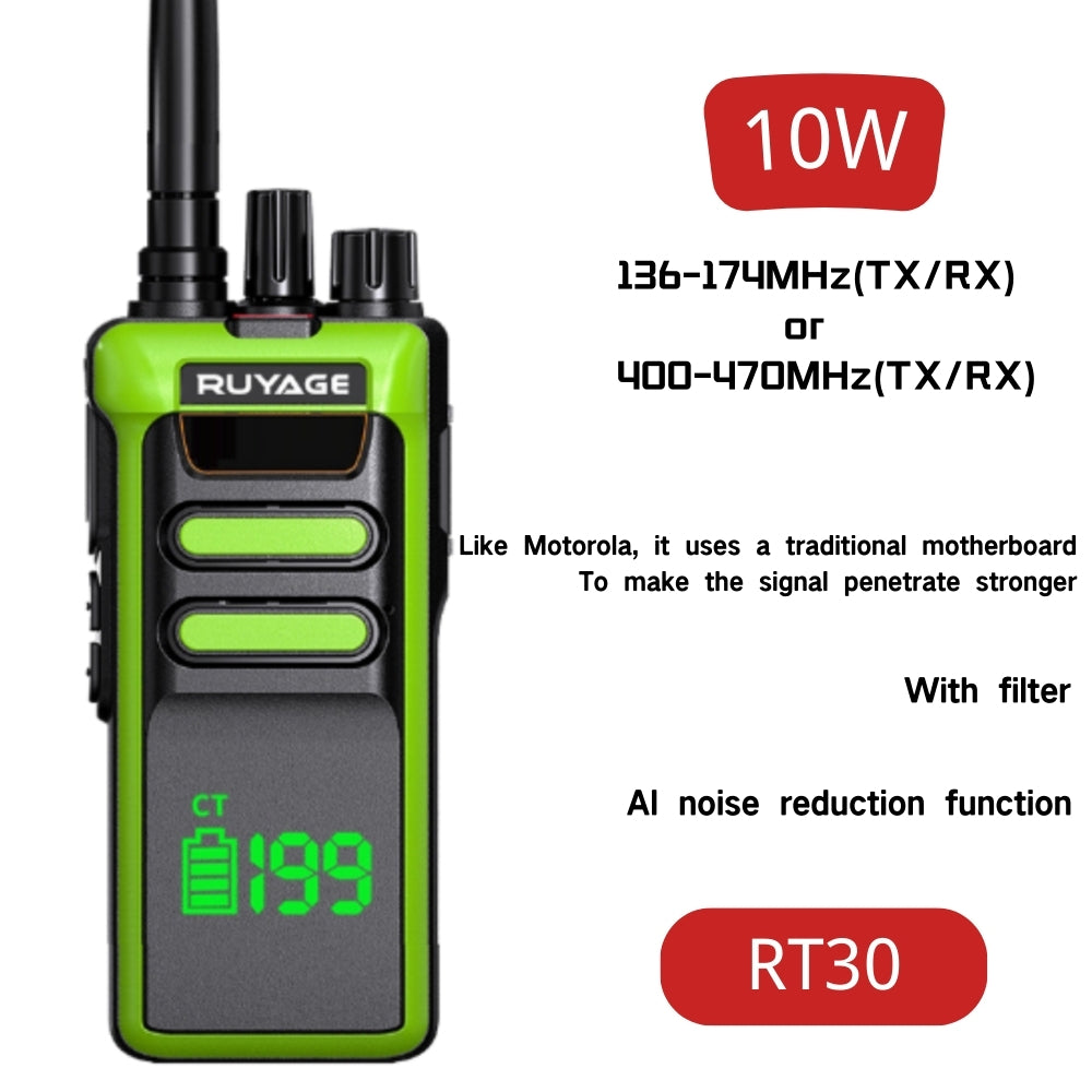 Ruyage Radio Analog Signal Motorola Traditional Motherboard 10W Walkie-Talkie(RT30)