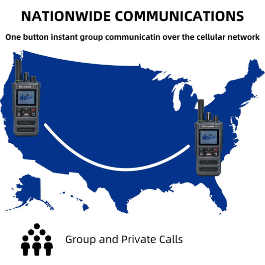 Ruyage Radio Nationwide PTT Walkie-Talkie(CT68)