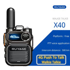 RUYAGE X40 4G LTE PoC Radio Long Range Nationwide Walkie Talkie