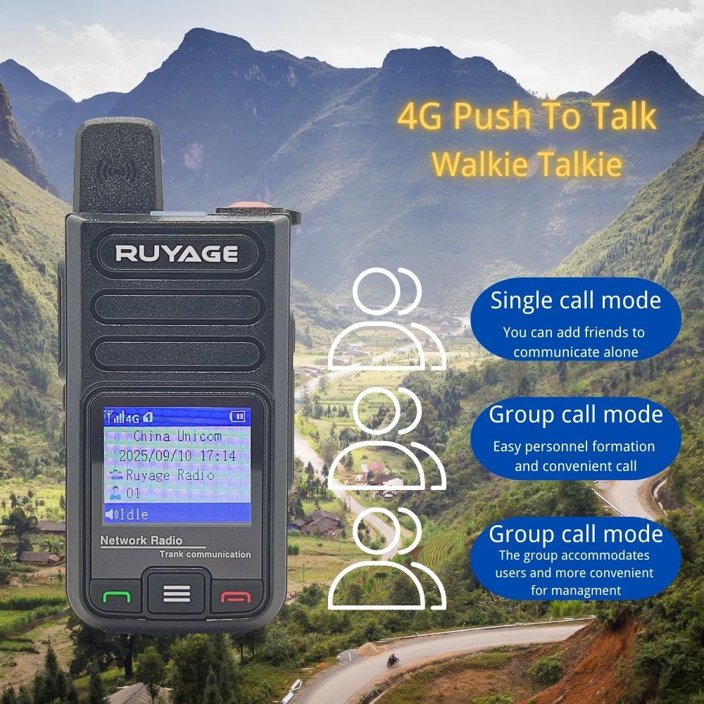 Ruyage Radio Nationwide PTT Walkie-Talkie(R7)