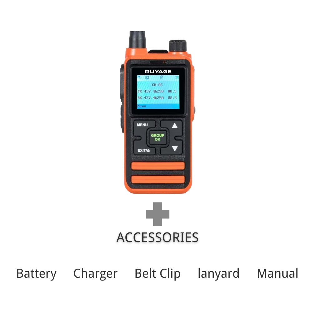 Ruyage Radio Analog Signal Group Talk PTT Walkie-Talkie(C7B)