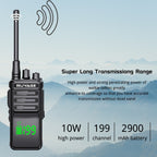 Ruyage T30 - VHF IP68 불침투성, 시각화 LED 국제, 운하 마리노스 136-174 MHz 2600 mAh를 통한 라디오 선착장