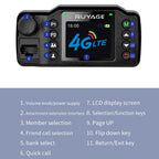 Ruyage Car POC Radio Nationwide LTE Push-to-Talk Long Range Vehicle Two Way Radio