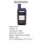 RUYAGE RY70 Zello 4G LTE PoC Radio Long Range Nationwide Walkie Talkie