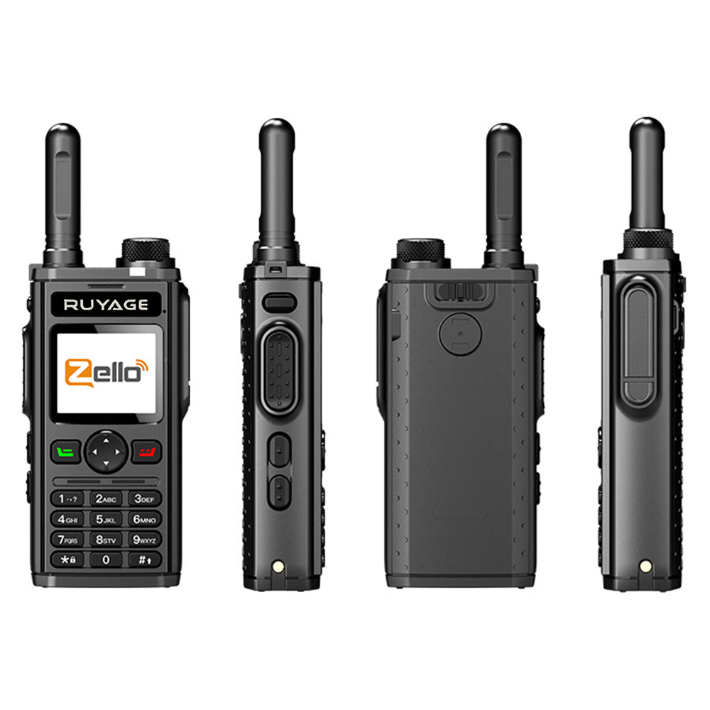 RUYAGE RY98 Zello 4G LTE PoC Radio Long Range Nationwide Walkie Talkie