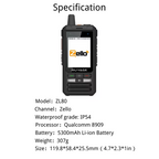 RUYAGE ZL80 Smart Touchscreen Zello 4G LTE PoC Walkie Talkie
