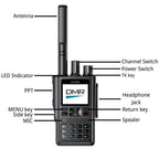 RUYAGE DP10 GPS DMR Digital Walkie Talkie Two Way Radio