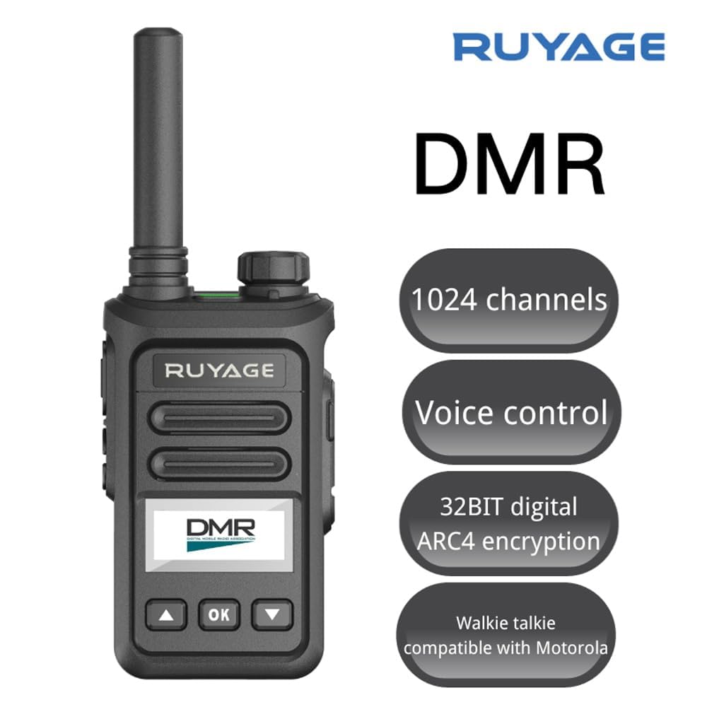 Ruyage DP20 DMR Digital Long Range Two Way Radio Dual Mode Walkie Talkie