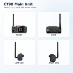 RUYAGE CT98 Zello-Compatible 4G LTE Vehicle Radio with PTT Microphone