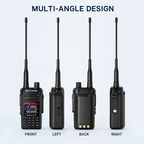 Ruyage UV5D Walkie Talkie IP67 Rádio bidirecional à prova d'água 2600 mAh com cabo de programação K-Head 