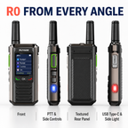 RUYAGE R0 Metal-Body 4G LTE PoC Walkie Talkies – 2-Pack