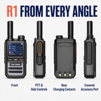 RUYAGE R1 4G LTE PoC Walkie Talkies – 2-Pack