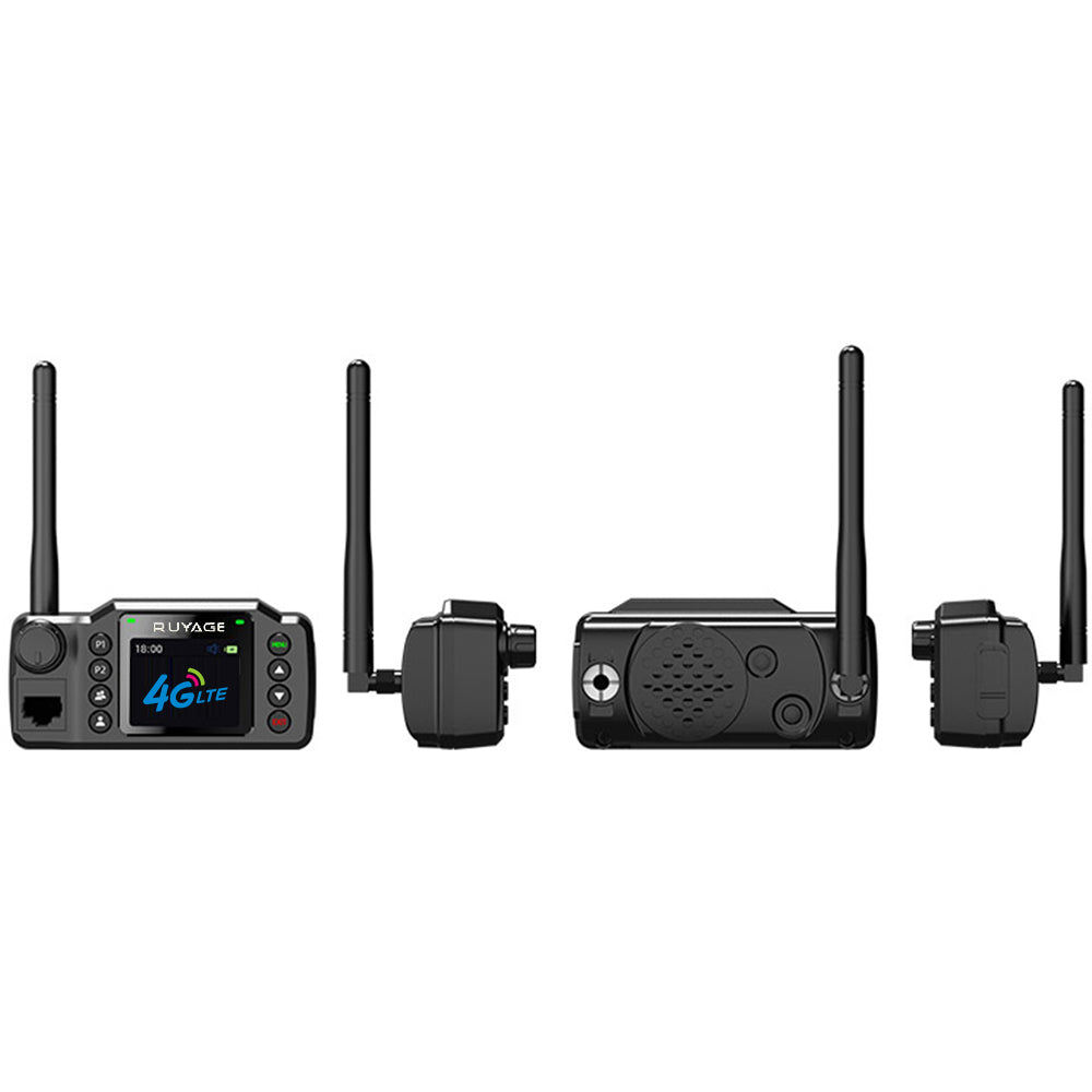 Ruyage Car POC Radio Nationwide LTE Push-to-Talk Long Range Vehicle Two Way Radio