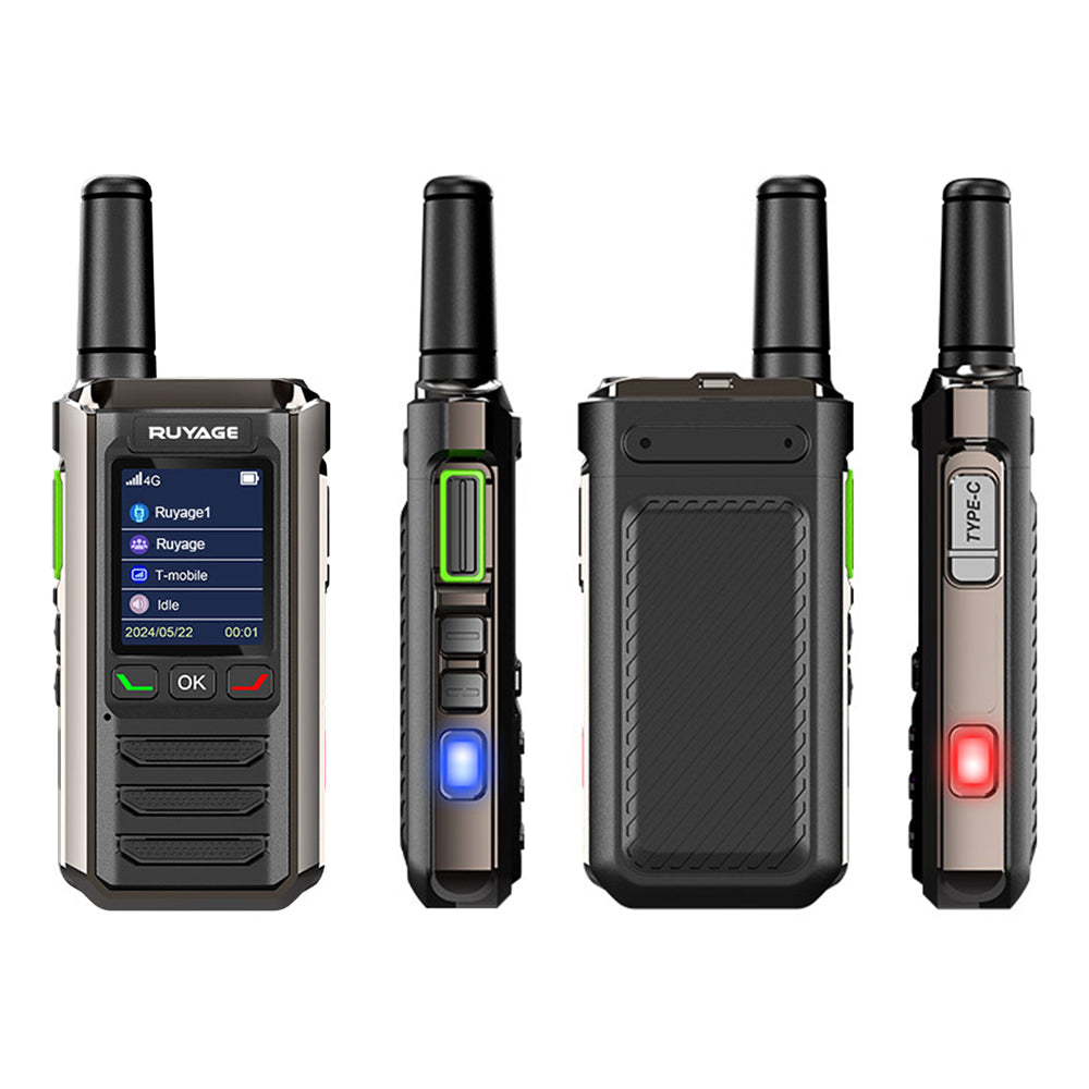 Ruyage R0 Two Way Radio Nationwide LTE Push-to-Talk Walkie Talkie