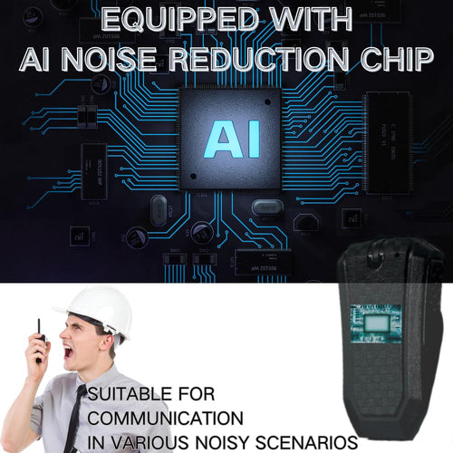 RUYAGE AI Noise-Cancelling PTT Earpiece for K-Type Radios