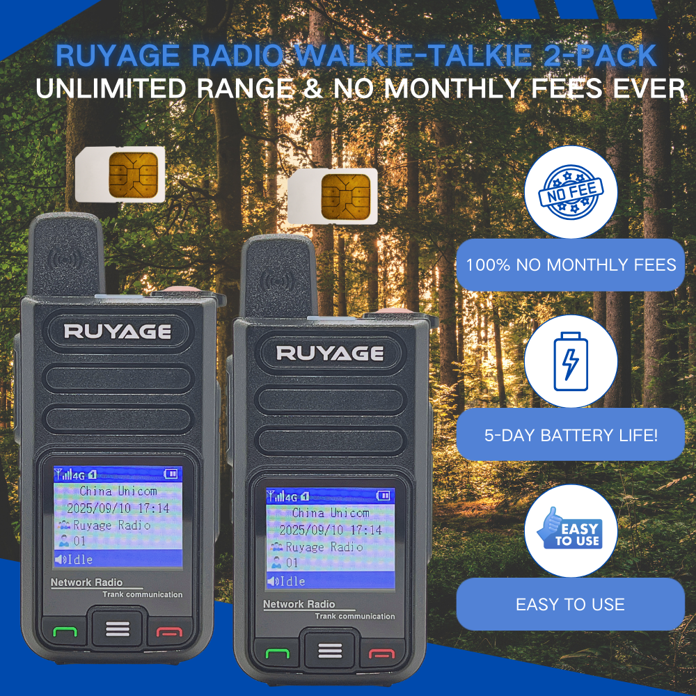 Ruyage Radio Nationwide PTT Walkie-Talkie(R7)