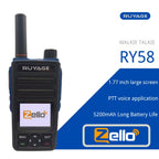 RUYAGE RY58 Zello 4G LTE PoC Radio Long Range Nationwide Walkie Talkie