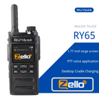RUYAGE RY65 Zello 4G LTE PoC Radio Long Range Nationwide Walkie Talkie