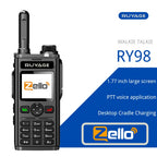 RUYAGE RY98 Zello 4G LTE PoC Radio Long Range Nationwide Walkie Talkie