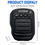 RUYAGE Zello Bluetooth Speaker Microphone Wireless Handheld PTT Mic
