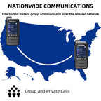 Ruyage CT68 IP67 Waterproof Nationwide LTE Push-to-Talk Two Way Radio