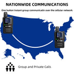 RUYAGE R2 4G LTE PoC Radio Long Range Nationwide Walkie Talkie
