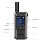 RUYAGE R0 4G LTE PoC Radio Long Range Nationwide Walkie Talkie