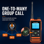 RUYAGE C7B IP67 Waterproof UHF Walkie Talkie with Group PTT