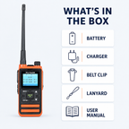 RUYAGE C7B IP67 Waterproof UHF Walkie Talkie with Group PTT