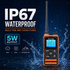 RUYAGE C7B IP67 Waterproof UHF Walkie Talkie with Group PTT