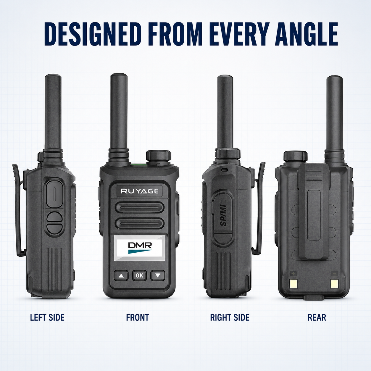 RUYAGE DP20 UHF DMR Digital Two-Way Radio – Motorola Compatible