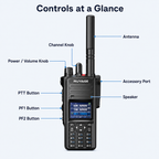 RUYAGE R8608 10W 6-Band Analog Walkie Talkie