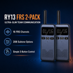 RUYAGE RY13 Ultra-Thin FRS Walkie Talkie with VOX