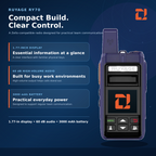 RUYAGE RY70 Zello-Compatible Touchscreen WiFi Walkie Talkie – 3000mAh