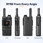 RUYAGE RY98 Zello-Compatible 4G LTE Walkie Talkie Phone with Keypad