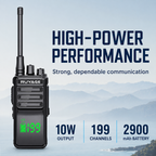 RUYAGE T30 10W IP68 Waterproof VHF/UHF Walkie Talkie