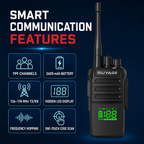 RUYAGE T40 10W IP67 Waterproof VHF Analog Walkie Talkie