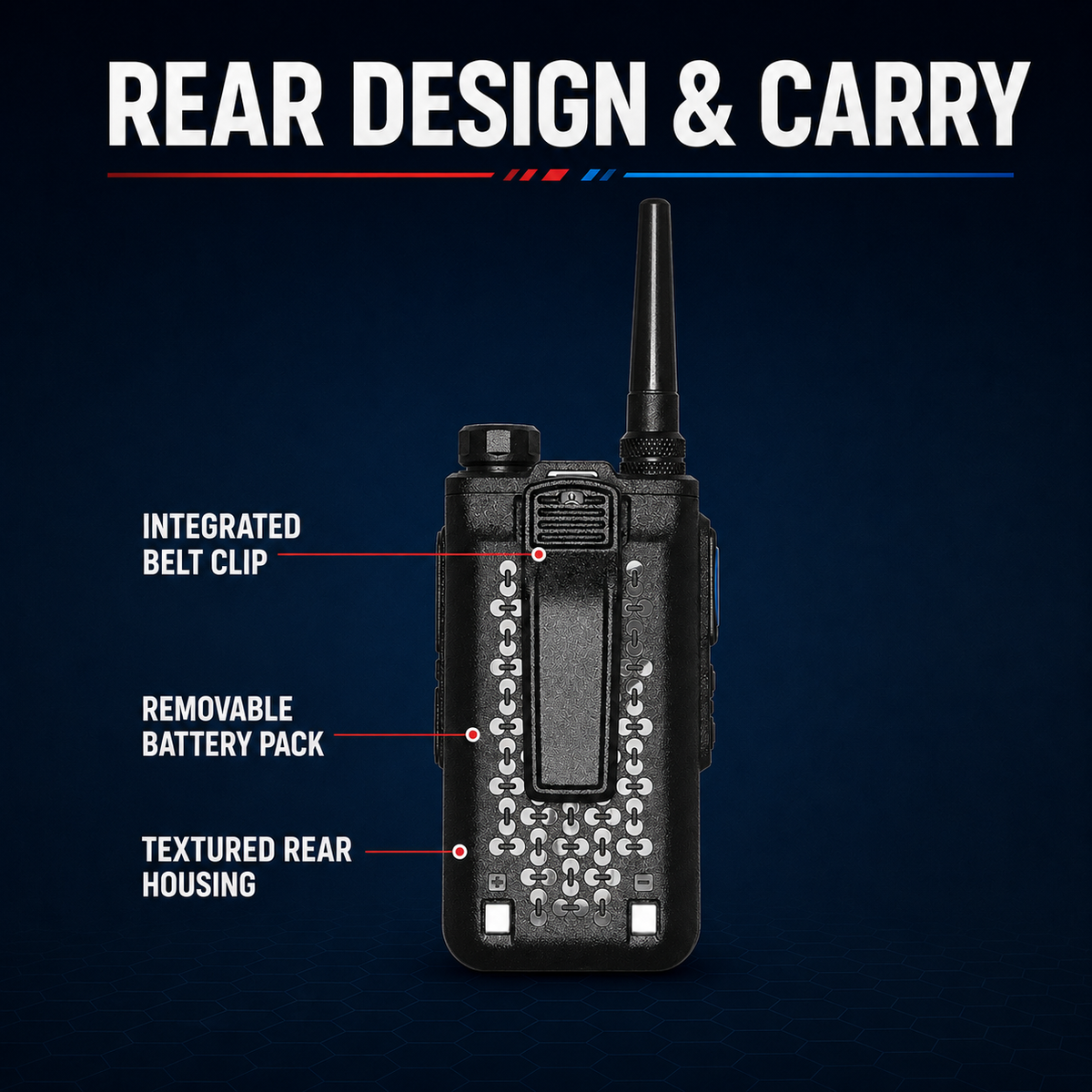 RUYAGE UV58 Plus 5W 6-Band Analog Walkie Talkie
