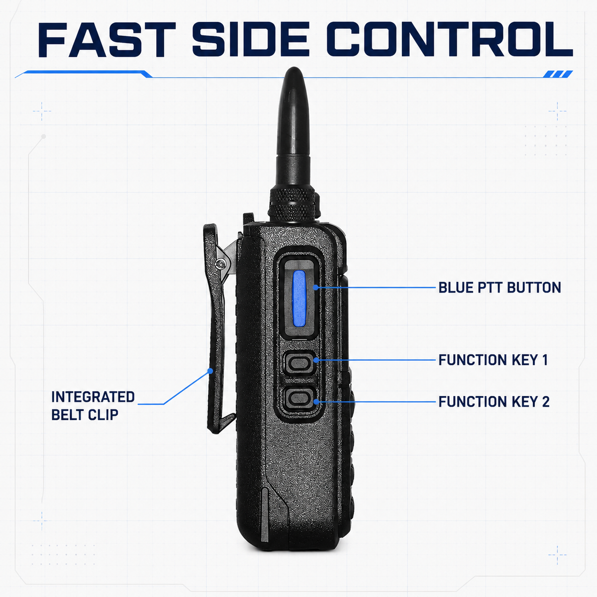 RUYAGE UV58 Plus 5W 6-Band Analog Walkie Talkie