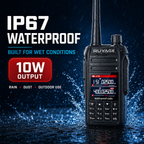 Ruyage UV5D Walkie Talkie IP67 Rádio bidirecional à prova d'água 2600 mAh com cabo de programação K-Head 