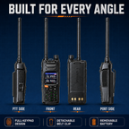RUYAGE UV6D 6 Band VHF/UHF Analog Walkie Talkie with GPS