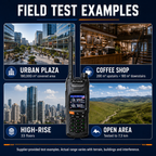 RUYAGE UV6D 6 Band VHF/UHF Analog Walkie Talkie with GPS