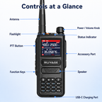 RUYAGE UV98 10W 6-Band VHF/UHF Analog Walkie Talkie