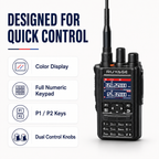 RUYAGE UV9D 6-Band GPS Bluetooth Analog Walkie Talkie