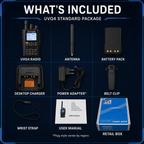 RUYAGE UVQ4 6-Band GPS Analog Walkie Talkie