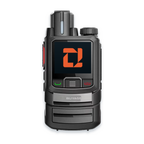 Rádio Ruyage ZL20 com botão PTT Tela de 1,7 polegadas WiFi Hotspot Walkie Talkies Longo alcance 100 milhas Push-to-Talk para Zello Android 