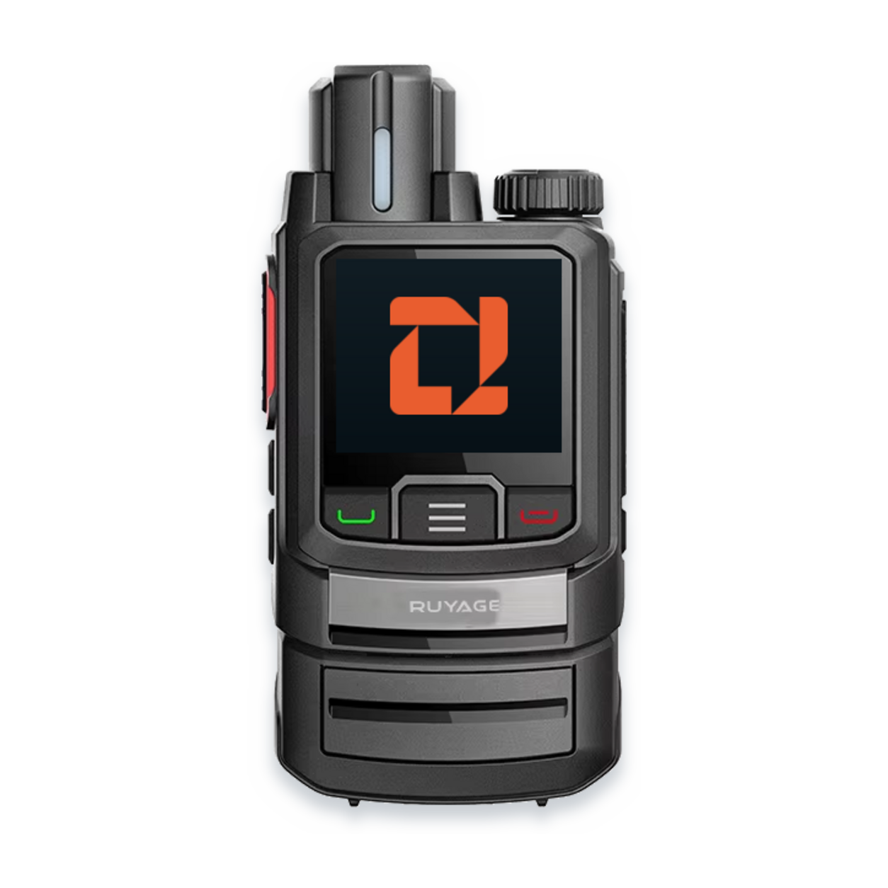 Rádio Ruyage ZL20 com botão PTT Tela de 1,7 polegadas WiFi Hotspot Walkie Talkies Longo alcance 100 milhas Push-to-Talk para Zello Android 